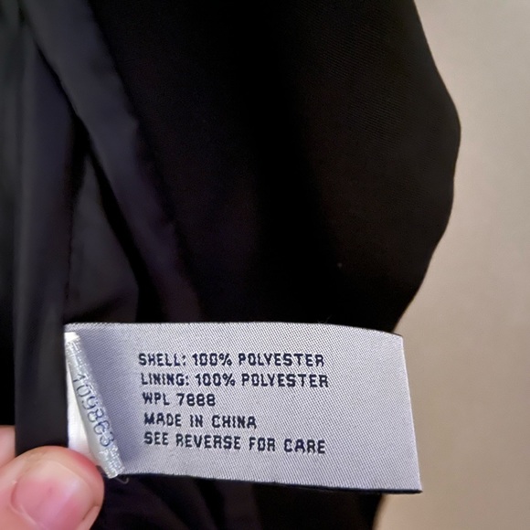 Ann Klein trench coat black - Picture 4 of 4